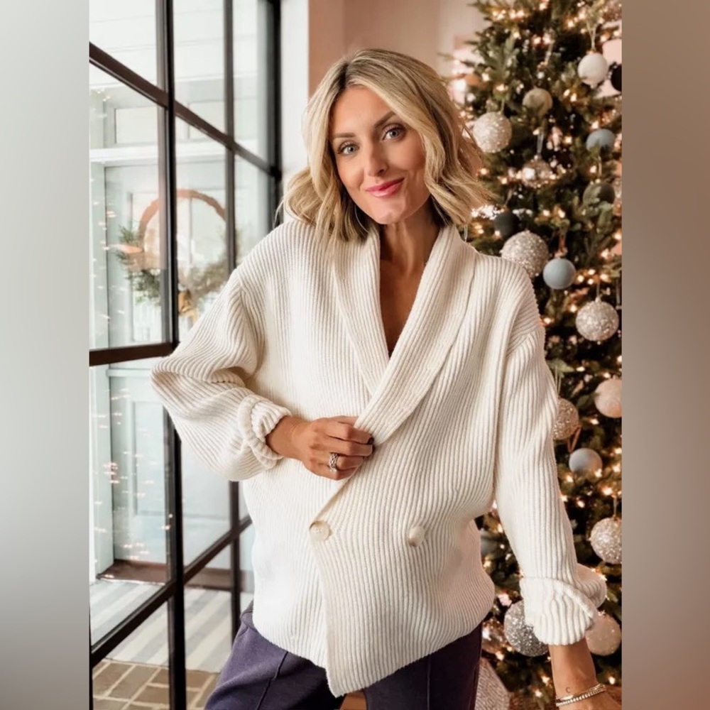 Loft Ribbed Cardigan